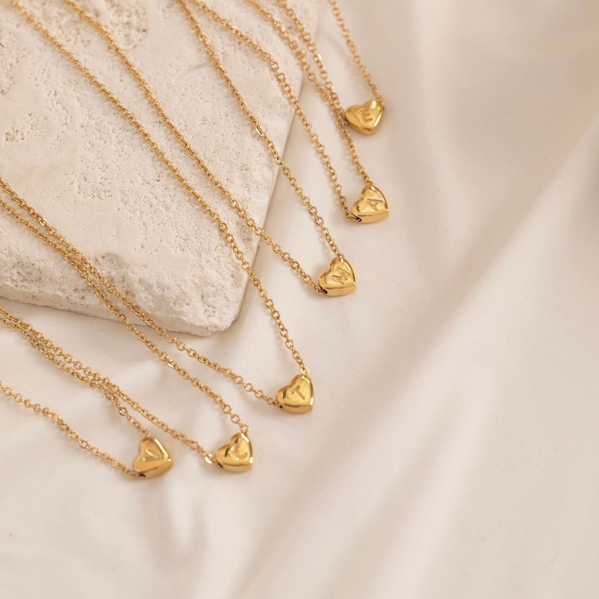 Signature Heart – Initial-Herzkette