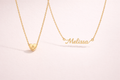 Love Duo Set– Herzinitialkette+ Namenskette