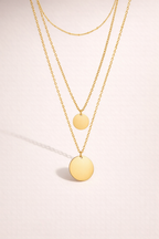 Layered Coin Necklace – Trio