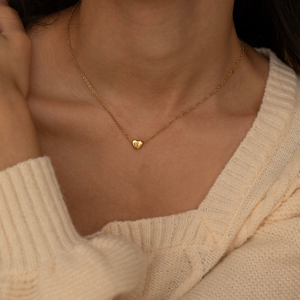 Signature Heart – Initial-Herzkette