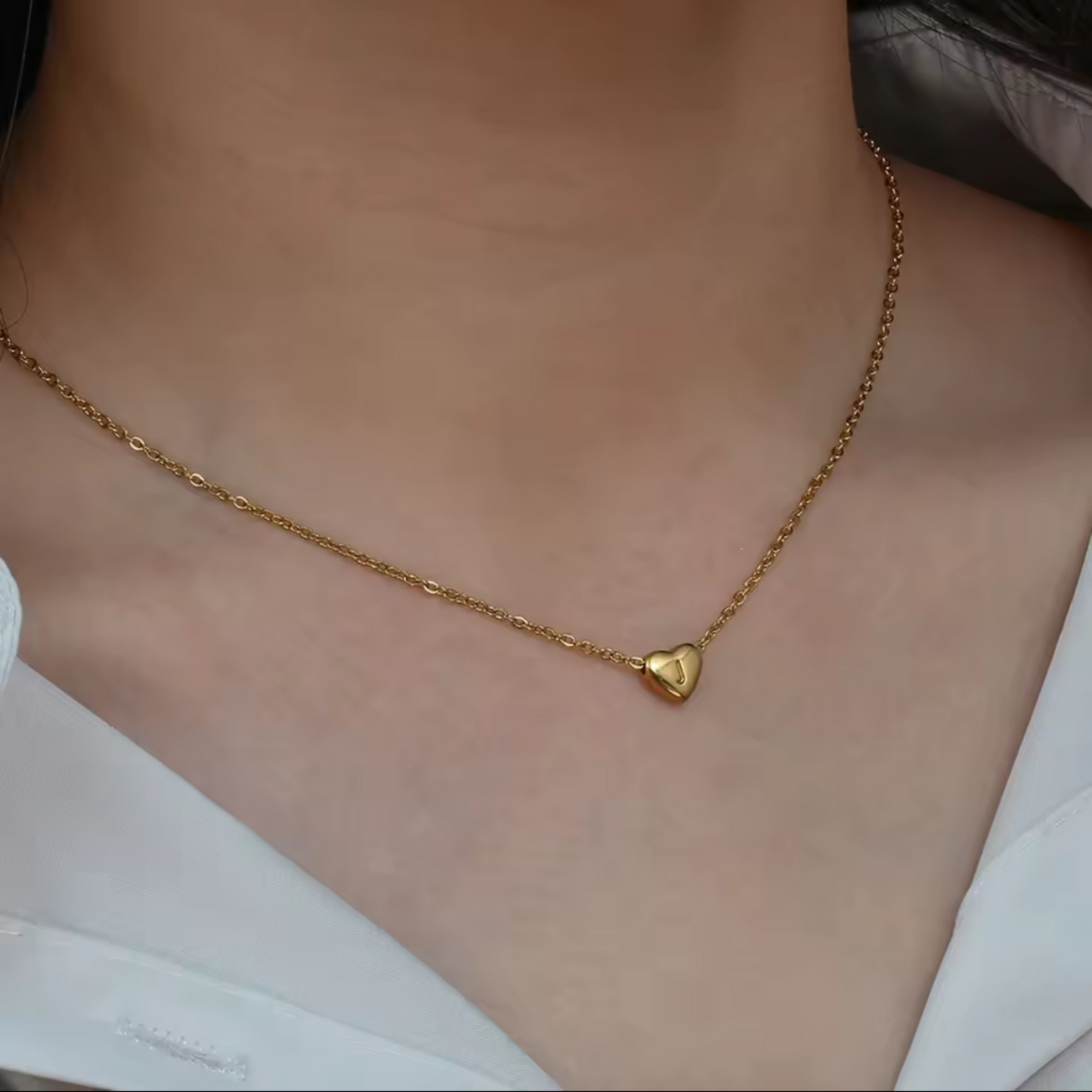 Signature Heart – Initial-Herzkette