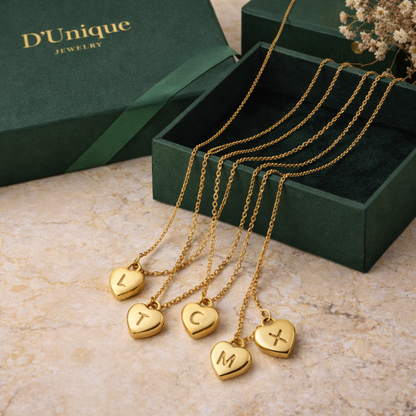 Signature Heart – Initial-Herzkette